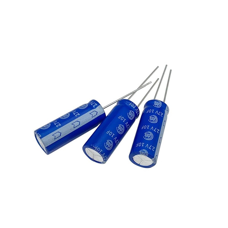 PENGLIN 5pcs Superfarad Capacitors 2.7V 10F 10x25mm Electric Double Layer