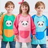 Jellyuu Boys Painting Smock Waterproof Durable Cartoons Long Sleeve with
