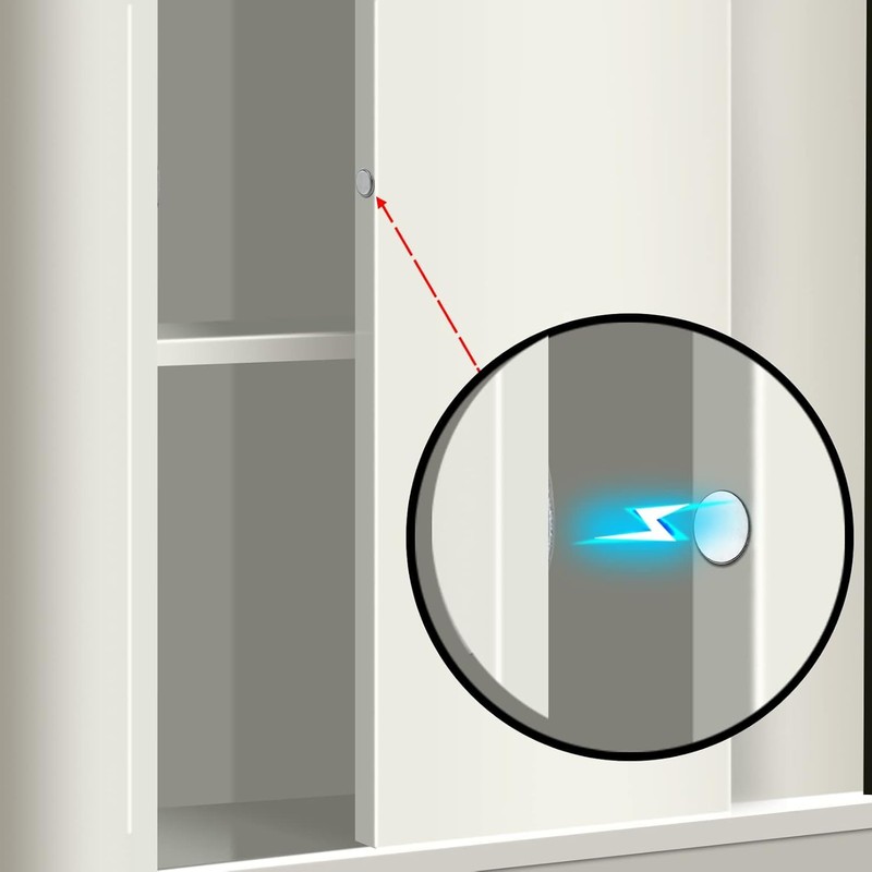 Moosike Magnetic Door Catch Ultra Thin Cabinet Magnets Stainless Steel