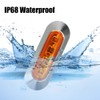 ALFU 10PCS Amber DC12V-24V 4 LED Side Marker Indicator Lights