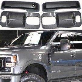Torox 2020-2021 Ford F250 Std/Ext Cab Door Handle COVERS+Door Bowls M7 CARBONIZED GRAY