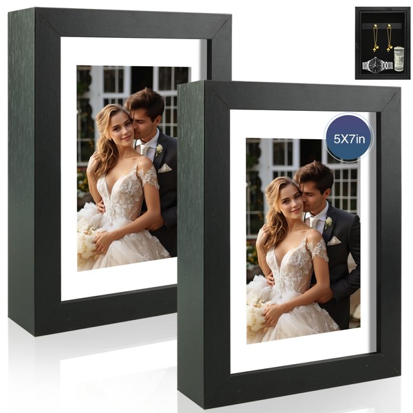 Hidden Picture Frame Safe 5x7– Disguised Storage Frame with Secret