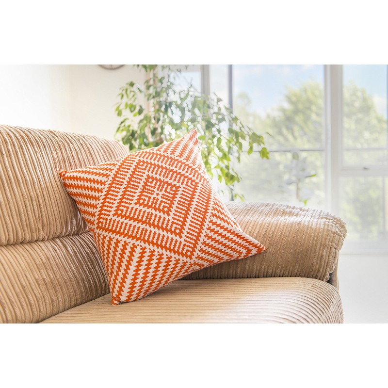 TreeWool Kaleidoscope Accent Set of 2 Cotton Cushion Covers (60