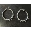 Unbranded 925 Sterling Silver Round Hoop Earrings with 7 Loops