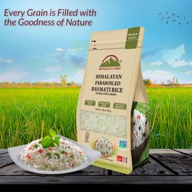 Himalayan Chef - Himalayan Parboiled Basmati Rice, Healthy & Extra Long Grain - 2 lbs
