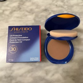 Shiseido NWB Shiseido UV Protective Compact Foundation SPF 30 Medium Beige Full Set