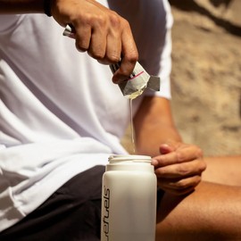 TrueFuels High Performance Sports Energy Gels With Carbohydrates & Electrolytes - Endurance Fuel For Sustained Energy - 40g Carbs with 0.25g or 1g Salt - Informed Sport (4 Pack, Neutral (40g / 0.25g))