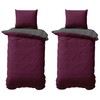 Leonado Vicenti Reversible bed linen seersucker soft and almost non-iron