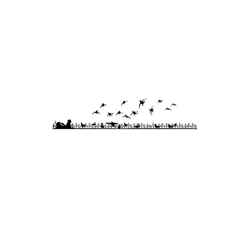 Waterfowl Decals Duck Hunting Field Scene Window Kit – Hunting