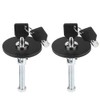 KIMISS Car Hood Locks, 2pcs Universal Aluminum Alloy Engine Hood