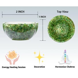 Green Aventurine Orgone Bowl - 2" Inches