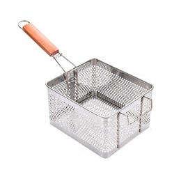 Skingwa Deep Fryer Basket with Handle (#3: 20 x 22.5 x 13cm/7.8"x8.8"x5.1")
