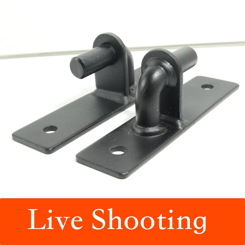 Jikacok Wall Mount Gate Hinge, Sturdy Fence Gate Hinges Fence