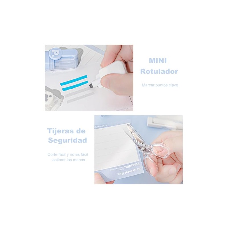 Juego de Suministros de Oficina,Mini Kit de Suministros de Oficina
