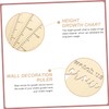 DECHOUS 1 Set Children's Height Ruler Wood High Board Children's