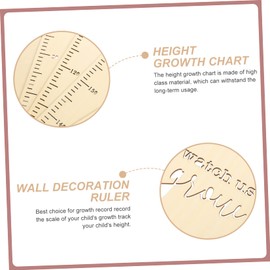 DECHOUS 1 Set Children's Height Ruler Wood High Board Children's Room Baby