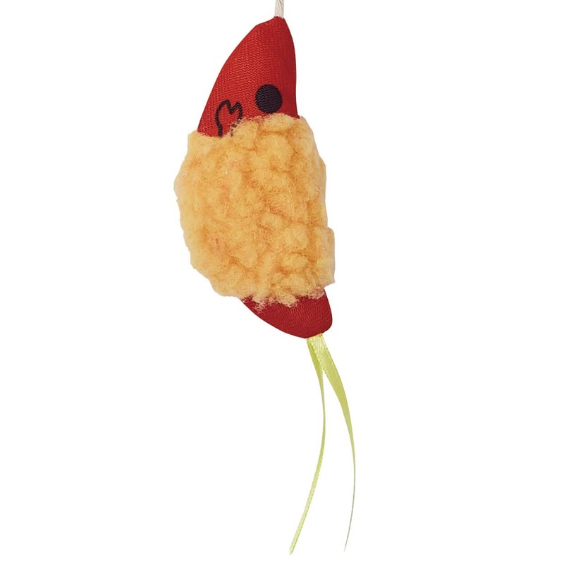 Petio Cat Toy, Kicker Plush with Catnip, Mini Shrimp