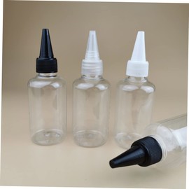 Ipetboom 10pcs Squeeze Containers for Gel and Pigment Recyclable Bottles Design for Travel and Short Trips Random Color