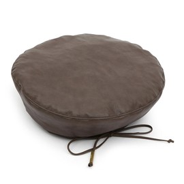 UNDERCONTROL Classic Dark Brown Leather Brass Pipe Label Size Adjustable String Artist Painter French Hunting Beret Fashionable Pumpkin Hat Korea (Leather Brown)