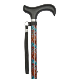 Ziggy Adjustable Hearts Design Walking Cane