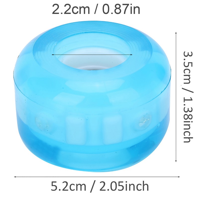 4PCs Set High Elastic PU Skateboard Flashing Wheel 52mm Professional