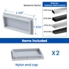 Muzata HT10 HT14 Stainless Steel Flat Handrail Accessories - 2Pack