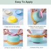 3-Piece Tableware Suction Cups,Double Sided Tableware Fixing Pad for Plate
