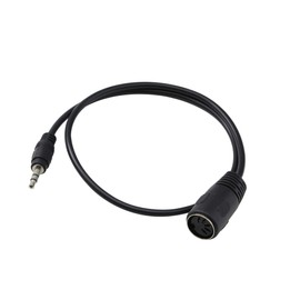 CERRXIAN 3.5mm(1/8in) 5 Pin Din MIDI Cable,TRS Stereo Male to 5-Pin Din Female Professional Premium Audio Adapter(50cm/19.6in)