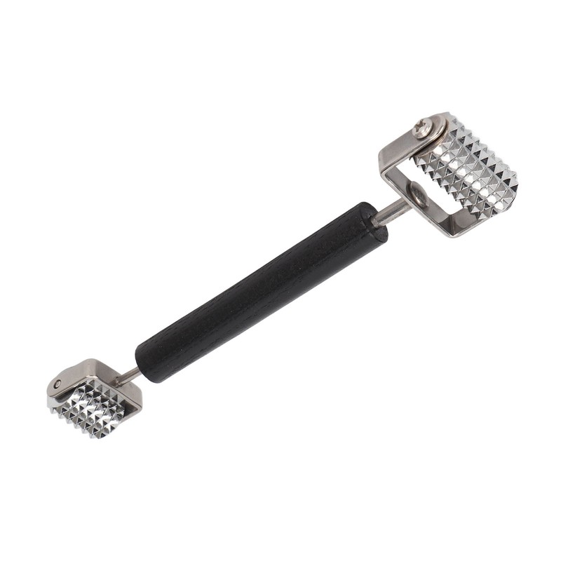 Face Massage Derma Roller Double Head Metal Ridged Derma Roller