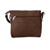 Roma Leathers Concealment Purse w/Buckle (Brown)