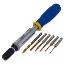 Eazypower 83635 Isomax Push Pull Click Manual Drill Screwdriver Kit 9.5 in 7 pc