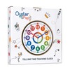 Oyster&Pop Kids Wall Clock - Learning Clock - Silent Analogue