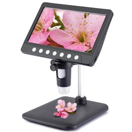 Koolertron Microscope Digital, 1080P HD 1000X Microscope, USB Microscope Microscope Magnifier for PCB Repair, Soldering PCB Coins, Perfect for Adult/Children (7 Inches)