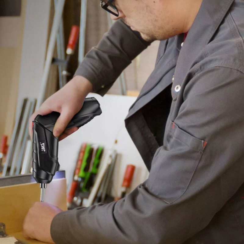 SHUONE57 48PCS Small Mini Electric Rechargeable Cordless Screwdriver Drill Set