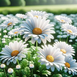 SeedsUP - 500+ Seeds Alaska Shasta Daisy - Chamomile - Flower White