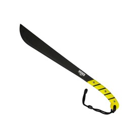 Generic Wicked Machete with Belt Loop and Yellow Ergonomic Grip