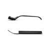 QWORK® Metal Leather Skiver and Curved Shape Safety Beveler Skiver,