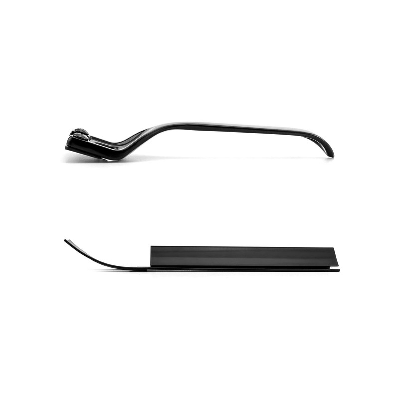 QWORK® Metal Leather Skiver and Curved Shape Safety Beveler Skiver,