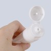 12PCS Refillable Empty Plastic Tubes White Cosmetic Containers Plastic Soft