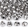 MCPINKY 300PCS Jingle Bells Bulk, Craft Bells 1 Inch Silver