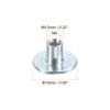 sourcing map M4 T-nuts, 50pcs Carbon Steel Tee Nut Round