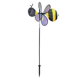 In the Breeze 2620 — Pivoting Bumble Bee Bug Spinner — Colorful, Fun Wind Spinner and Wind Direction Indicator…