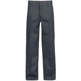 Dickies Men's Loose Fit Double Knee Work Pants, Charcoal
