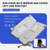 Bstfulx 5GG857551 5GG857552 Left & Right Car Front Sun Visor