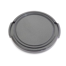 vhbw Lens Cap 49 mm Compatible with Sony E 20 mm F2.8 (SEL20F28) Camera - Black Plastic with Side Grip