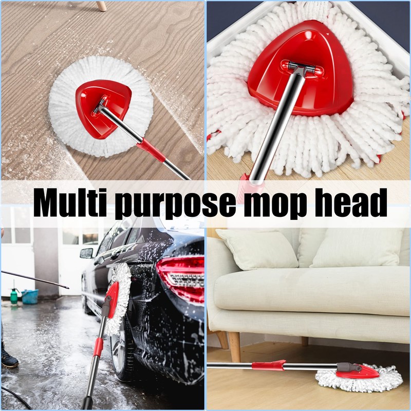 10 Pack Mop Head Replacement for O-Ceda EasyWrin Spin Mop,