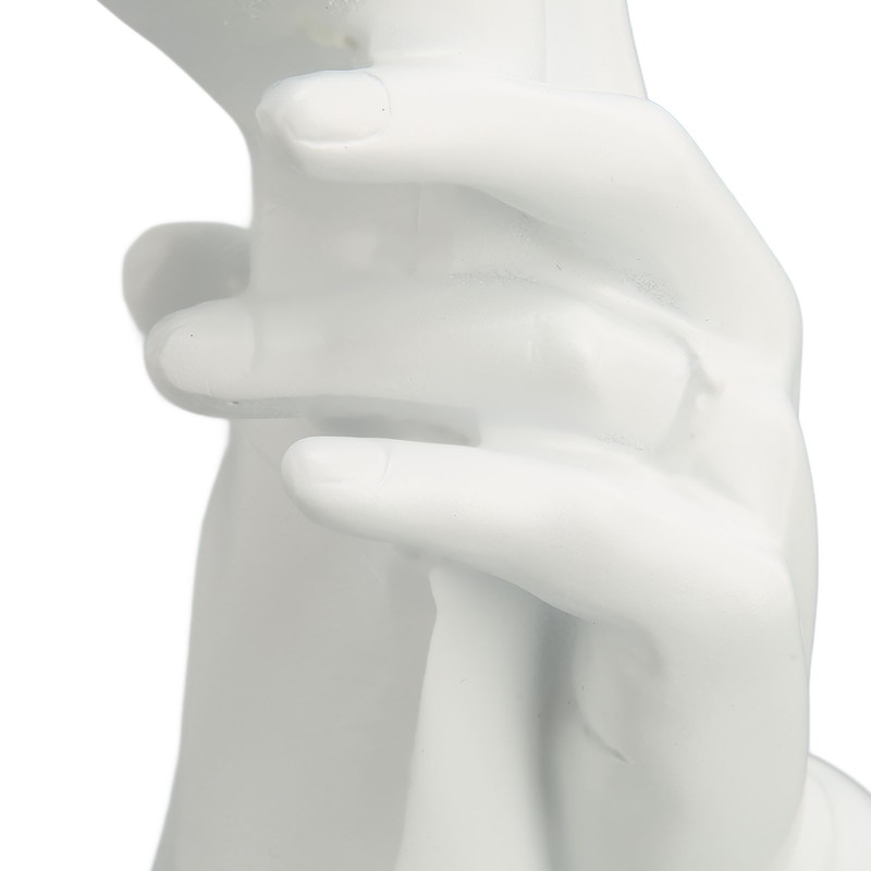 Hand Display Stand White Resin Smoothing Elegant Multifunction Jewelry Display