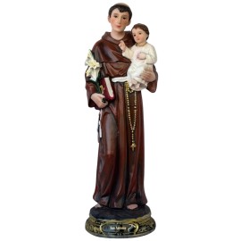San Antonio De Padua 16" Resin Figurine St. Anthony Of Padua Catholic Priest