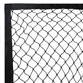 ASENVER Black Golf Barrier Netting Golf Ball Hitting Net Multifunction Sports Netting Golf High Impact Net (10 X 6.5 FT)