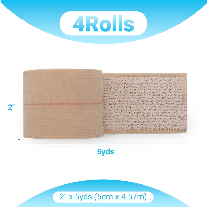 OK TAPE Elastic Adhesive Tape Bandage Tape Wrap - 4